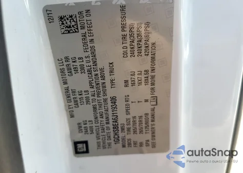 2018 Chevrolet Colorado from USA, damaged, VIN 1GCHSBEA6J1193406